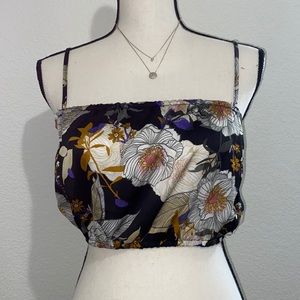 Gorgeous Satin Tank Crop Top